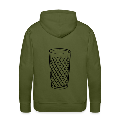 Frankfurter Geripptes - Äpplerglas - Hessisch Mundart - Männer Premium Hoodie - by Artful Alchemist