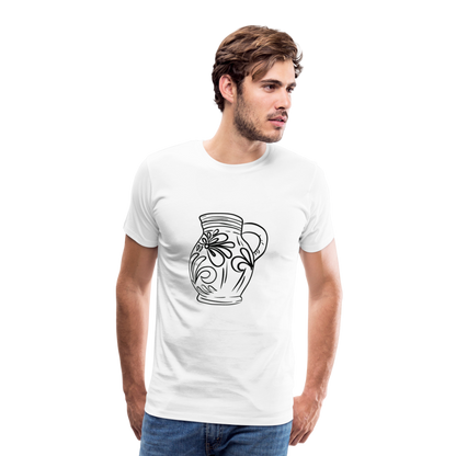 Frankfurter Bembel - Hessisch Mundart - Männer Premium T-Shirt - by Artful Alchemist