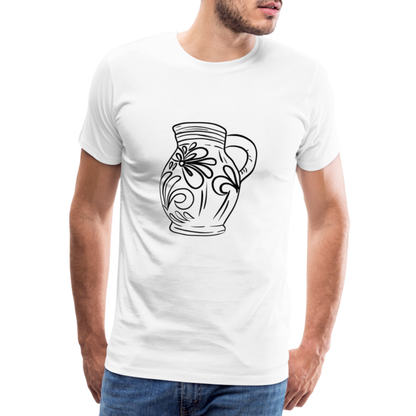 Frankfurter Bembel - Hessisch Mundart - Männer Premium T-Shirt - by Artful Alchemist
