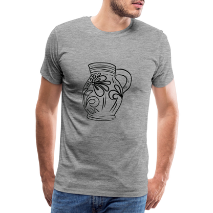 Frankfurter Bembel - Hessisch Mundart - Männer Premium T-Shirt - by Artful Alchemist