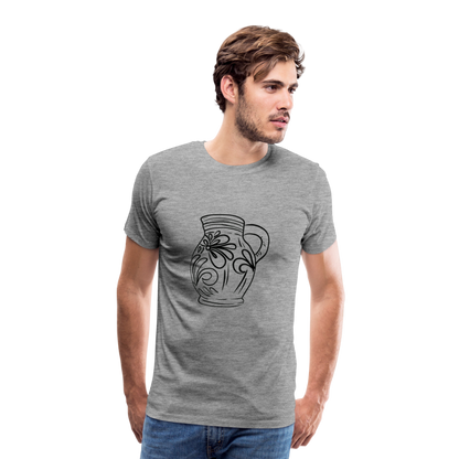 Frankfurter Bembel - Hessisch Mundart - Männer Premium T-Shirt - by Artful Alchemist