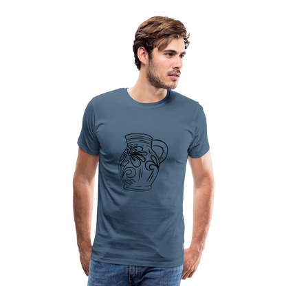 Frankfurter Bembel - Hessisch Mundart - Männer Premium T-Shirt - by Artful Alchemist