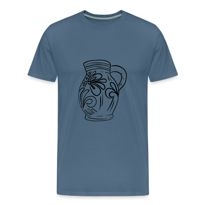 Frankfurter Bembel - Hessisch Mundart - Männer Premium T-Shirt - by Artful Alchemist
