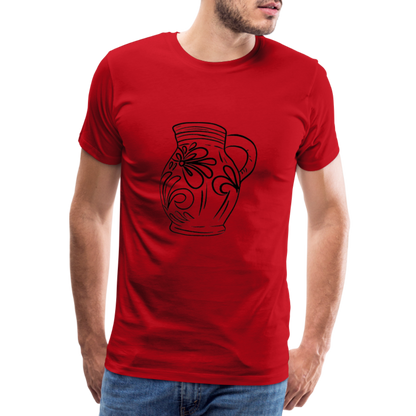 Frankfurter Bembel - Hessisch Mundart - Männer Premium T-Shirt - by Artful Alchemist