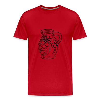Frankfurter Bembel - Hessisch Mundart - Männer Premium T-Shirt - by Artful Alchemist