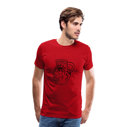 Frankfurter Bembel - Hessisch Mundart - Männer Premium T-Shirt - by Artful Alchemist