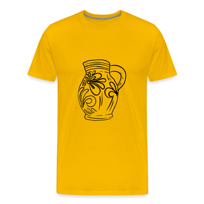 Frankfurter Bembel - Hessisch Mundart - Männer Premium T-Shirt - by Artful Alchemist