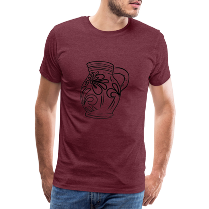 Frankfurter Bembel - Hessisch Mundart - Männer Premium T-Shirt - by Artful Alchemist