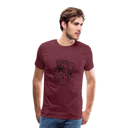 Frankfurter Bembel - Hessisch Mundart - Männer Premium T-Shirt - by Artful Alchemist
