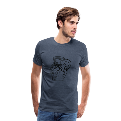 Frankfurter Bembel - Hessisch Mundart - Männer Premium T-Shirt - by Artful Alchemist