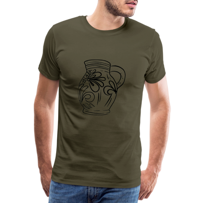 Frankfurter Bembel - Hessisch Mundart - Männer Premium T-Shirt - by Artful Alchemist