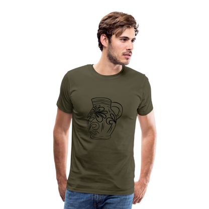 Frankfurter Bembel - Hessisch Mundart - Männer Premium T-Shirt - by Artful Alchemist