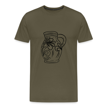 Frankfurter Bembel - Hessisch Mundart - Männer Premium T-Shirt - by Artful Alchemist