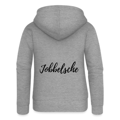 Jobbelsche - Hessisch Mundart - Frauen Premium Kapuzen Jacke - by Artful Alchemist