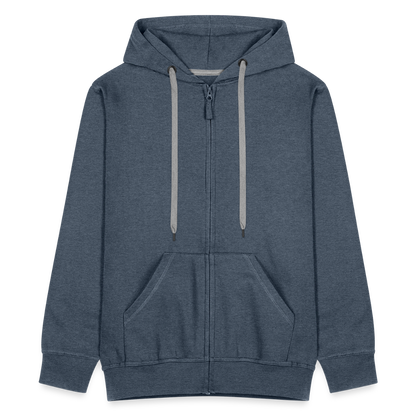 Bembel - weiß, blau - Hessisch Mundart - Männer Premium Kapuzen Jacke - by Artful Alchemist
