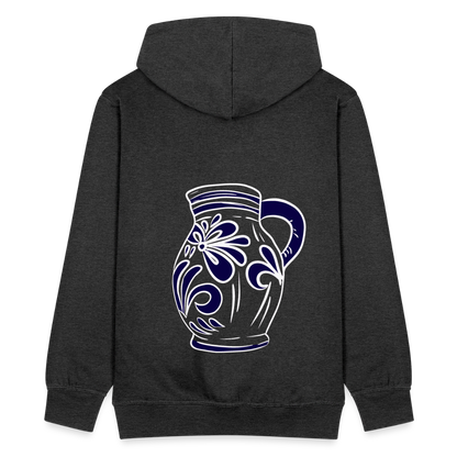 Bembel - weiß, blau - Hessisch Mundart - Männer Premium Kapuzen Jacke - by Artful Alchemist
