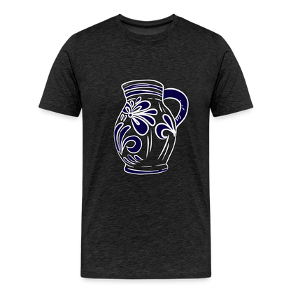 Bembel - weiß, blau - Hessisch Mundart - Männer Premium T-Shirt - by Artful Alchemist