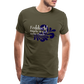 Feddisch! Mosche is aach nochn Daach... - Hessisch Mundart - Männer Premium T-Shirt - Khaki