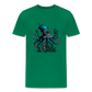 Steampunk Riesenkraken über kleinem Dorf - Männer Premium T-Shirt - Kelly Green