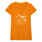 Anglerfisch, Tiefseefisch - Monochrom - Frauen Premium T-Shirt - Orange