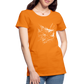 Anglerfisch, Tiefseefisch - Monochrom - Frauen Premium T-Shirt - Orange