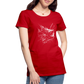 Anglerfisch, Tiefseefisch - Monochrom - Frauen Premium T-Shirt - Rot