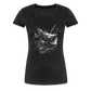 Anglerfisch, Tiefseefisch - Monochrom - Frauen Premium T-Shirt - Anthrazit