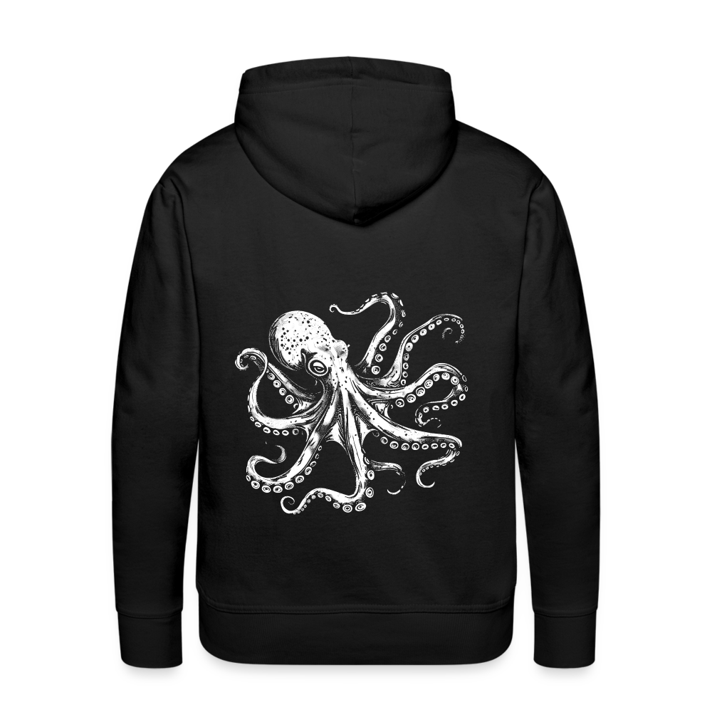 Cooler Oktopus Kraken - Herren Premium Hoodie - Schwarz