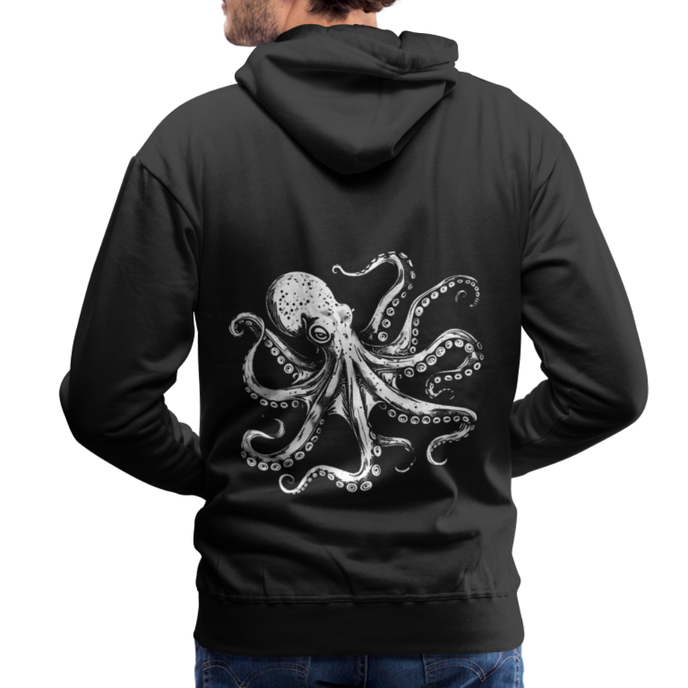 Cooler Oktopus Kraken - Herren Premium Hoodie - Schwarz