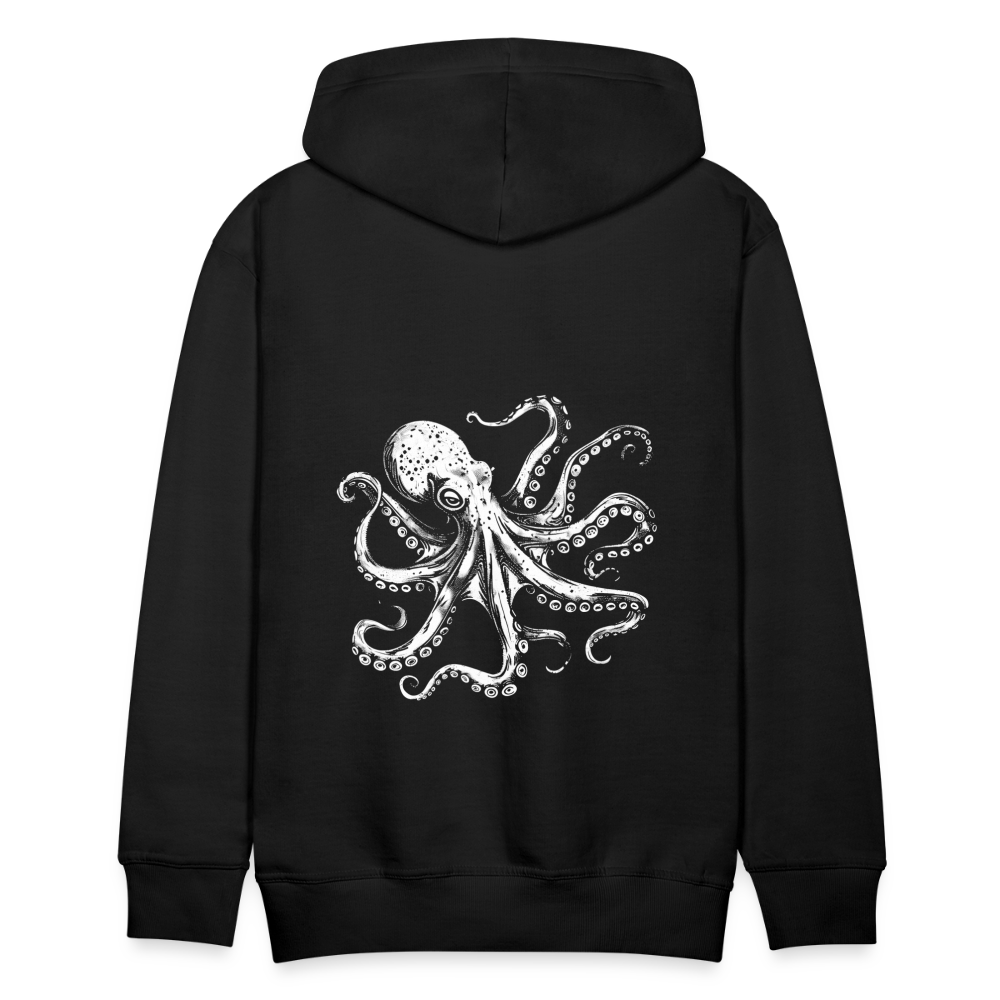 Cooler Oktopus Kraken - Herren Premium Hoodie - Schwarz