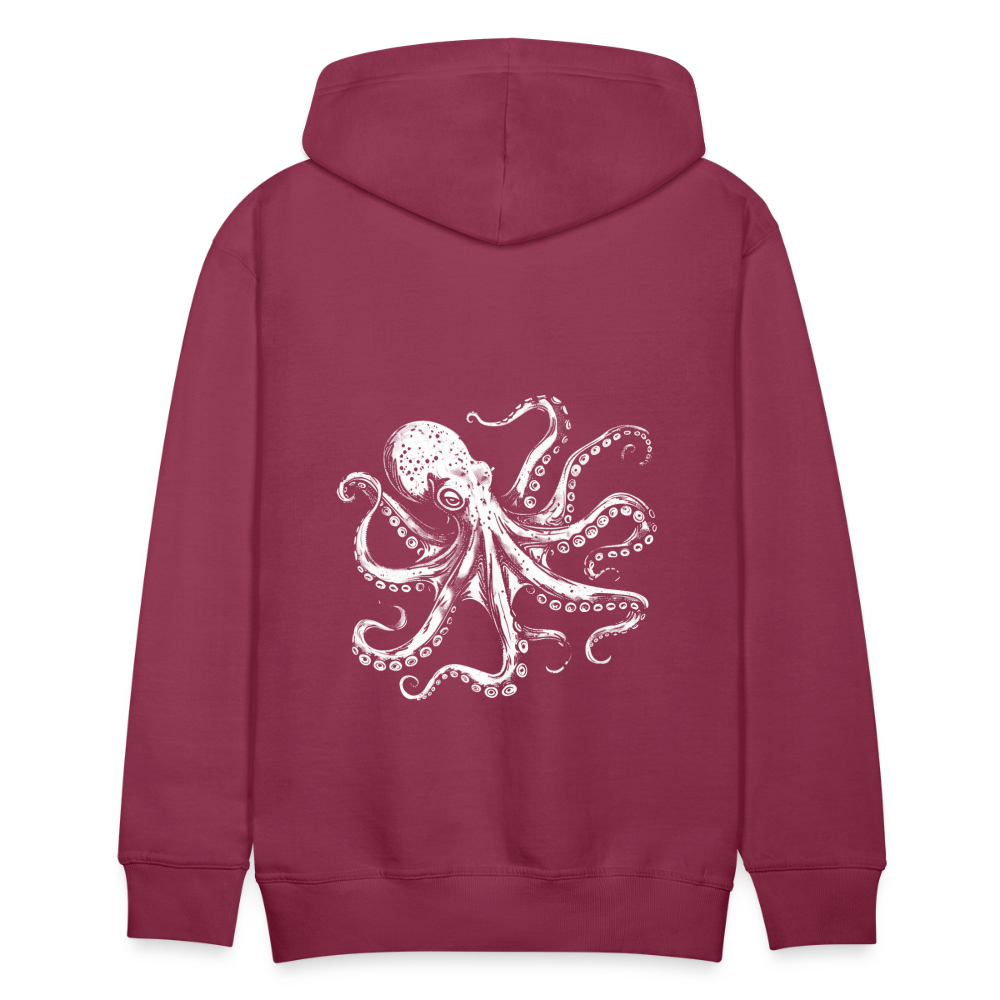 Cooler Oktopus Kraken - Herren Premium Hoodie - Bordeaux