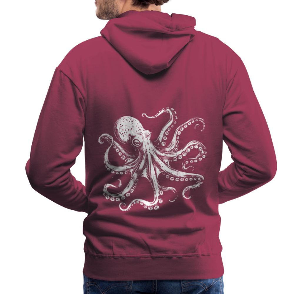 Cooler Oktopus Kraken - Herren Premium Hoodie - Bordeaux