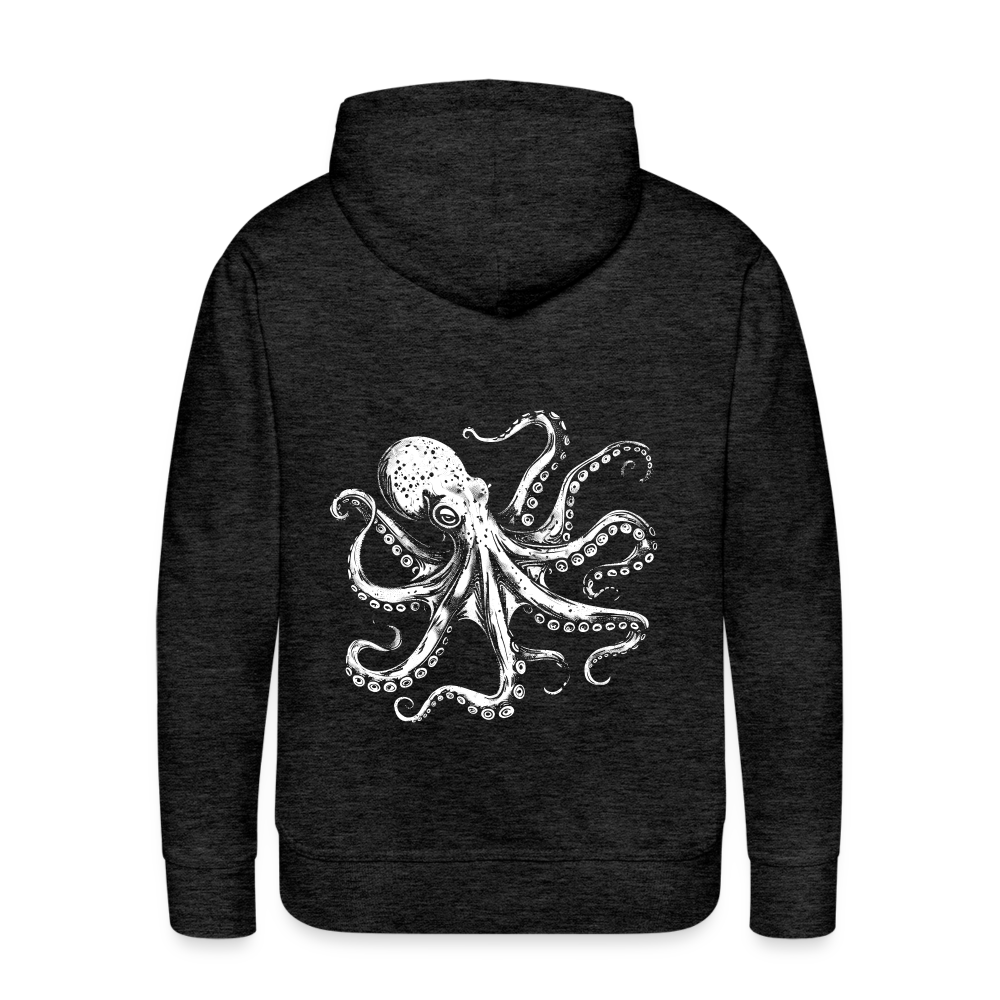 Cooler Oktopus Kraken - Herren Premium Hoodie - Anthrazit