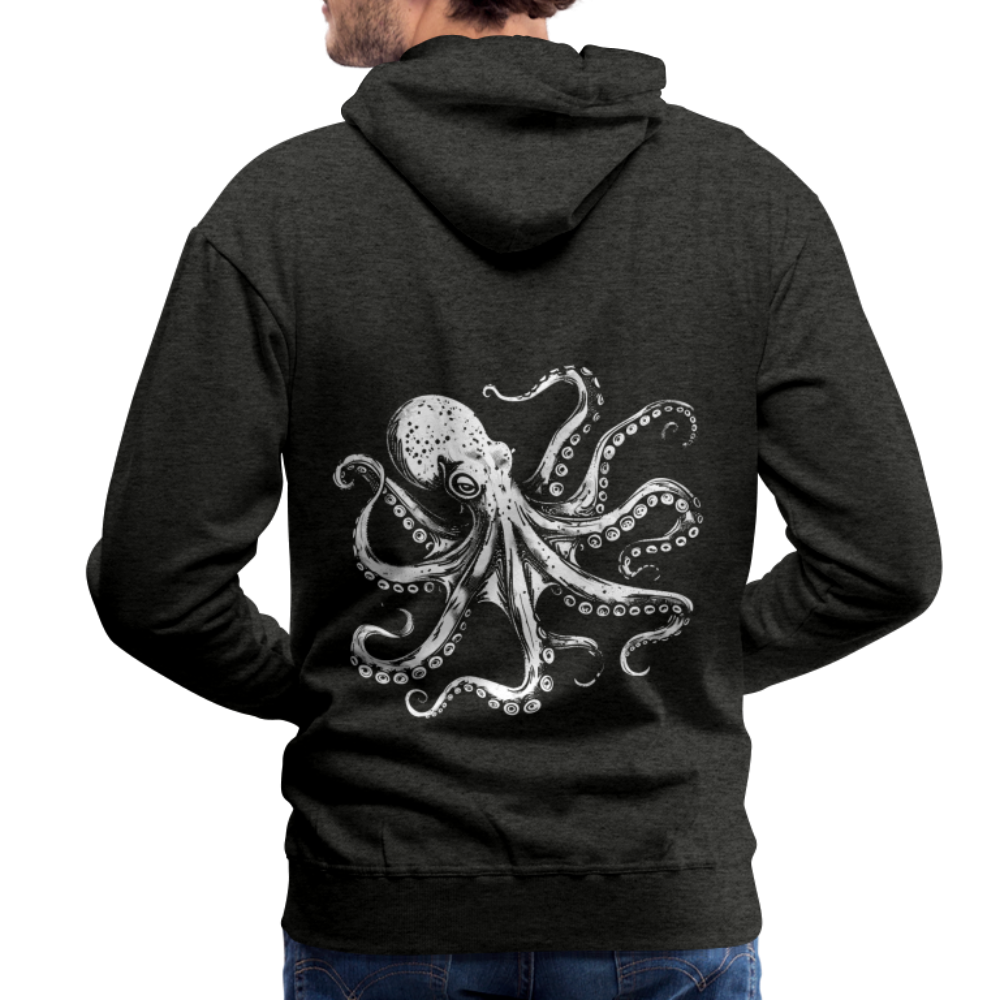 Cooler Oktopus Kraken - Herren Premium Hoodie - Anthrazit