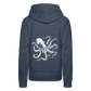 Cooler Oktopus Kraken - Frauen Premium Hoodie - Jeansblau