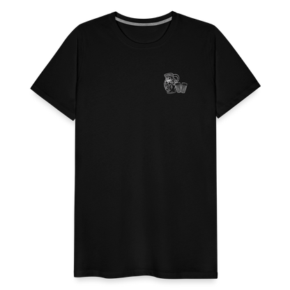 Bembel mit Gläsern - Hessisch Mundart - Männer Premium T-Shirt - by Artful Alchemist