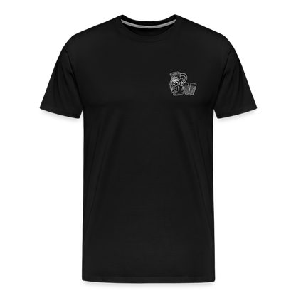 Bembel mit Gläsern - Hessisch Mundart - Männer Premium T-Shirt - by Artful Alchemist