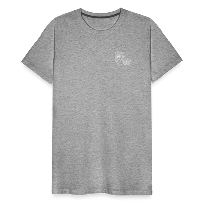 Bembel mit Gläsern - Hessisch Mundart - Männer Premium T-Shirt - by Artful Alchemist
