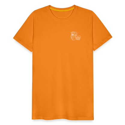 Bembel mit Gläsern - Hessisch Mundart - Männer Premium T-Shirt - by Artful Alchemist