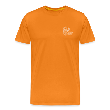 Bembel mit Gläsern - Hessisch Mundart - Männer Premium T-Shirt - by Artful Alchemist
