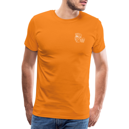 Bembel mit Gläsern - Hessisch Mundart - Männer Premium T-Shirt - by Artful Alchemist