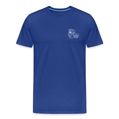 Bembel mit Gläsern - Hessisch Mundart - Männer Premium T-Shirt - by Artful Alchemist