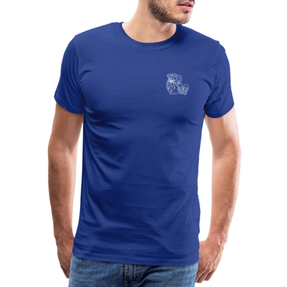 Bembel mit Gläsern - Hessisch Mundart - Männer Premium T-Shirt - by Artful Alchemist