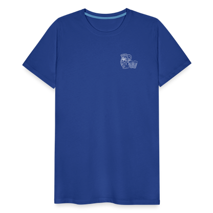 Bembel mit Gläsern - Hessisch Mundart - Männer Premium T-Shirt - by Artful Alchemist