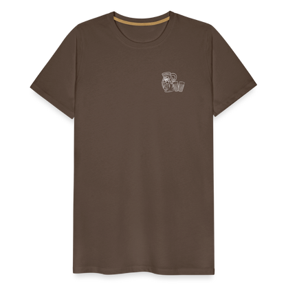 Bembel mit Gläsern - Hessisch Mundart - Männer Premium T-Shirt - by Artful Alchemist