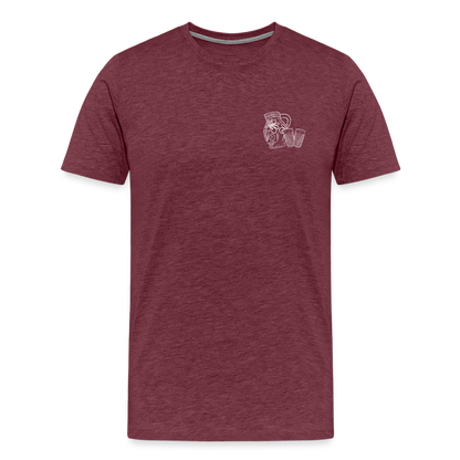 Bembel mit Gläsern - Hessisch Mundart - Männer Premium T-Shirt - by Artful Alchemist