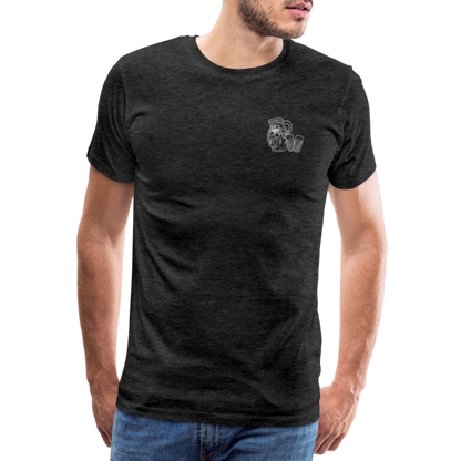 Bembel mit Gläsern - Hessisch Mundart - Männer Premium T-Shirt - by Artful Alchemist