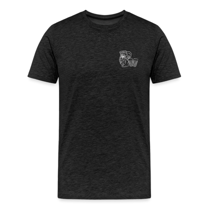 Bembel mit Gläsern - Hessisch Mundart - Männer Premium T-Shirt - by Artful Alchemist
