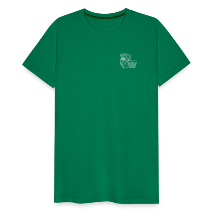 Bembel mit Gläsern - Hessisch Mundart - Männer Premium T-Shirt - by Artful Alchemist