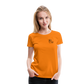 Bembel mit Gläsern  - Hessisch Mundart - Frauen Premium T-Shirt - Orange